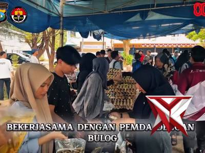 Gerakan Pangan Murah Polres Natuna - PoliceTube