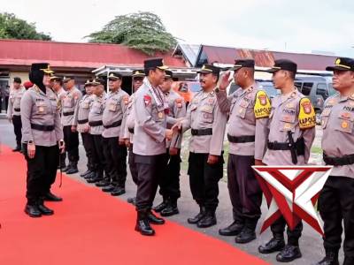 Kapolres Ternate Terima Kunjungan Kerja Kapolda Malut