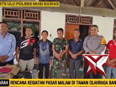 Rapat koordinasi dengan pihak tokoh masyarakat