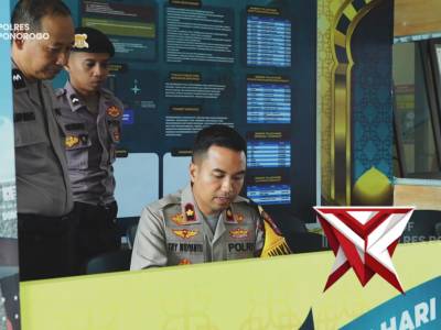 wakapolres cek pos pam