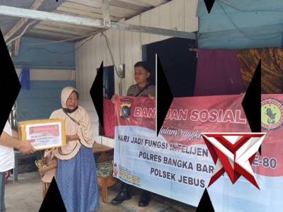 Kegiatan Bhakti Sosial dalam Memperingati Hari Jadi Fungsi Teknis Intelkam Polri Ke 80