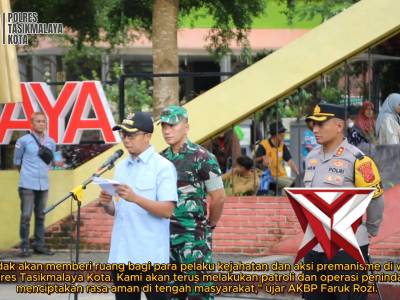 POLRES TASIKMALAYA KOTA MELAKSANAKAN APEL PREMANISME