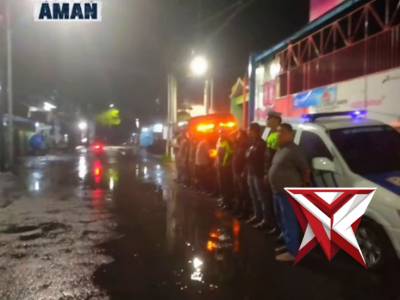 Polsek Semampir Polres Pelabuhan Tanjung Perak Patroli Sinergitas Harkamtibmas Malam Hari