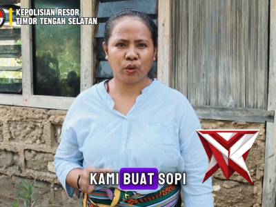 Kapolres TTS bersama jajaran dan Bhabinkamtibmas Polres TTS meninjau langsung proses produksi gula