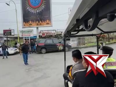 Kapolres Magetan melaksanakan pengecekan Pospam Sarangan