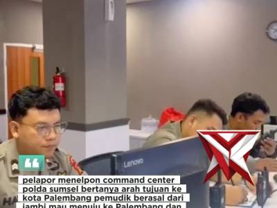 Pemudik Asal Jambi Tersesat di Muba, Polisi Gerak Cepat Berikan Bantuan Arah