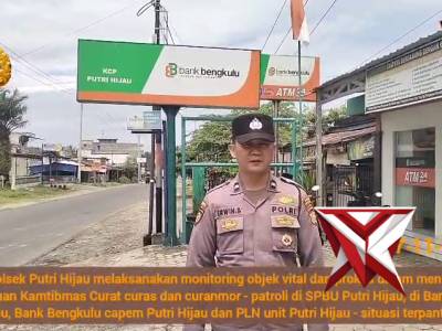 Patroli Monitoring Polsek Putri Hijau