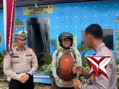 Pos Pam Ketupat Musi 2026 Simpang KBM Polres Musi Rawas Utara