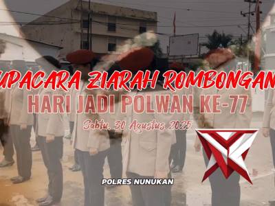 Polwan Polres Nunukan Ziarah Taman Makam Pahlawan Jelang Hari Jadi Polwan Ke-77