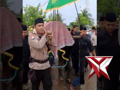 *Bhabinkamtibmas Kel. Semarang Sambang Duka ke Rumah Alrm AKP (Purn) Raharjo Bin Pujo Utomo*