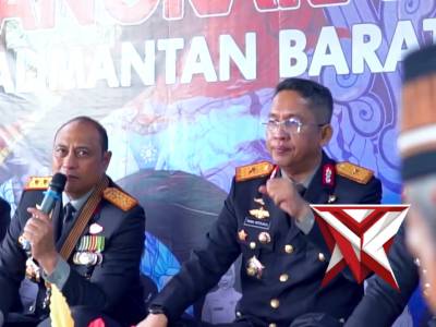 Kapolda Kalimantan Barat melaksanakan syukuran bersama masyarakat wilayah Pontianak Timur