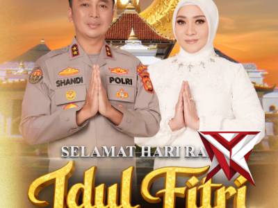 Kepala Kepolisian Daerah Sumatera Selatan Beserta Staff dan Jajaran Serta Bhayangkari Mengucapkan