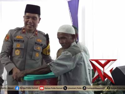 Safari Ramadhan, Wakapolda Sumsel Pererat Silaturahmi dan Salurkan Bansos di Kota Prabumulih