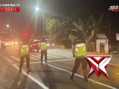 Pada Sabtu malam Minggu, 7 Maret 2026, Polwan Polres Madiun melaksanakan Patroli Presisi