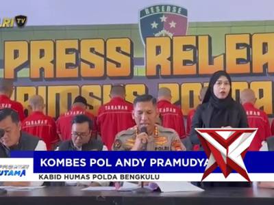 Polda Bengkulu gelar konferensi pers ungkap kasus korupsi