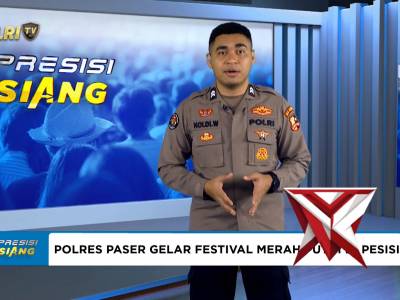 POLRES PASER GELAR FESTIVAL MERAH PUTIH PESISIR