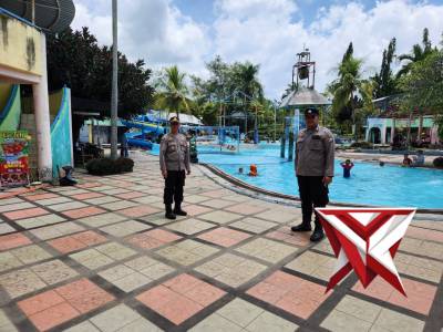 KAPOLSEK KEDUNGJAJANG DAN ANGGOTA LAKSANAKAN PATROLI OBJEK WISATA
