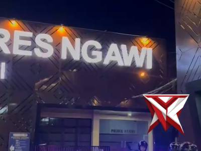 Satsamapta Polres Ngawi melaksanakan patroli objek vital di wilayah Kabupaten Ngawi.