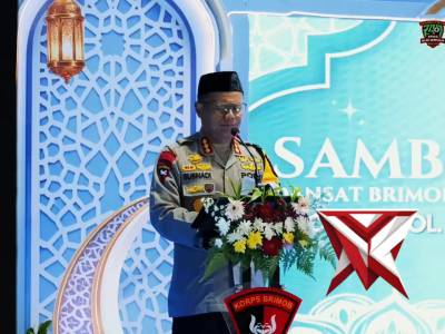 KEGIATAN BUKA BERSAMA KAPOLDA SUMSEL DI MAKO BRIMOB POLDA SUMSEL