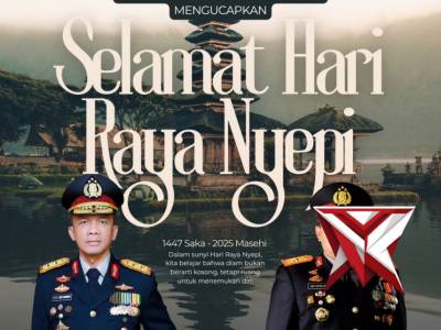 Selamat Hari Raya Nyepi Tahun Baru Saka.