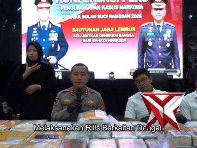 Polrestabes Bandung Ungkap Penyalahgunaan Narkotika Dan Obat-obatan Tertentu Selama Ramadhan 2026