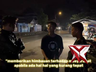 &ldquo;SATSAMAPTA POLRES MALANG MELAKSANAKAN PATROLI HARKAMTIBMAS ANTISIPASI BALAP LIAR