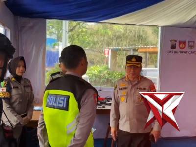 Kabiddokkes Polda Jateng Melaksanakan Pengecekan Pospam Rest Area Di Tol Semarang-Solo