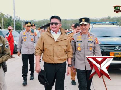 PENGECEKAN JALUR TOL KAPAL BETUNG OLEH KAPOLDA SUMSEL