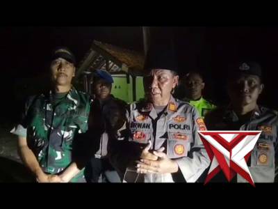 KAPOLSEK BANJAR AGUNG TEGUR WARGA YANG TIDAK MELAKSANAKAN RONDA