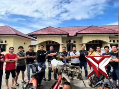 *Bandit Curanmor Lintas Provinsi Ditangkap Polisi, Beberapa Motor Hasil Curian Diamankan*