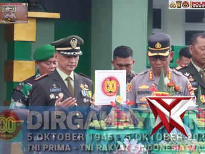 Polresta Bengkulu Beri Suprise HUT ke-80 TNI di Kodim 0407

Kapolresta Bengkulu bersama Wakapolresta