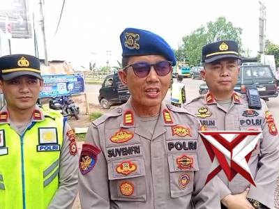 Pantauan arus lalu lintas di Jalan lintas timur Jambi - Palembang dalam rangka pengamanan arus balik