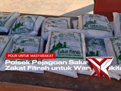 Polsek Pejagoan Salurkan Zakat Fitrah untuk Warga Sekitar - PoliceTube