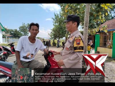 Sambang Bhabinkamtibmas Polsek Kuwarasan