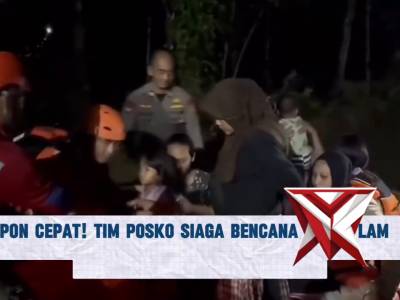 Siaga Bencana! Tim A Polda Lampung Evakuasi Warga Terjebak Banjir di Perumahan Griya Lestari