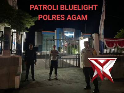 patroli bluelight polres agam