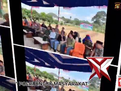 Giat polres muratara penananaman jagung serentak