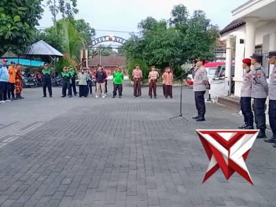 Apel Kesiapan Pengamanan Malam Takbir Polsek Turen Polres Malang