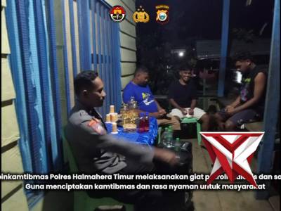 Giat Sambang Bhabinkamtibmas Polres Haltim