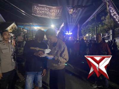 Pengamanan scars traditional Bantengan Limusin di Drea Wringinsongi Dan Desa Tulusbesar