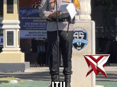Apel Gelar Pasukan Operasi Ketupat Semeru 2026 Polres Magetan sebagai bentuk kesiapan pengamanan Idu