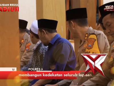 Silaturahmi dan Buka Bersama Kapolres Madiun di Ponpes Mekar Agung, Perkuat Sinergi Kamtibmas