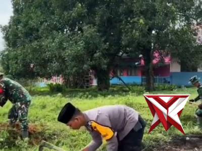 Bhabinkamtibmas Polsek Sekayu bersinergi