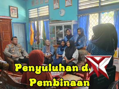 Penyuluhan dan pembinaan oleh kapolsek pampangan