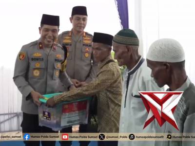 Safari Ramadhan, Wakapolda Sumsel Pererat Silaturahmi dan Salurkan Bansos di Kota Prabumulih
