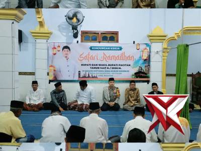 Kapolres Pacitan bersama Forkopimda Kab.Pacitan melaksanakan kegiatan Safari Ramadhan di Desa Gayuha