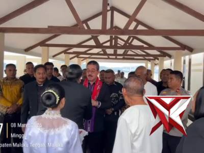 Kapolsek p haruku mengikuti giat pembukaan persidangan ke98GPM klasis di neg. Haruku