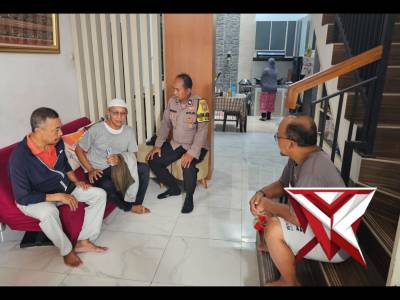 Harkamtibmas Polsek Wiyung dengan mediasi di bulan yang Fitri