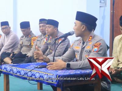 SUBUH BERJAMAAH KAPOLRES NGAWI DI DS. CANGAKAN, KEC. KASREMAN NGAWI