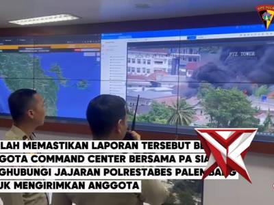 21. Respon Cepat Call center 110 Polda Sumsel Menindaklanjuti Laporan Masyarakat
